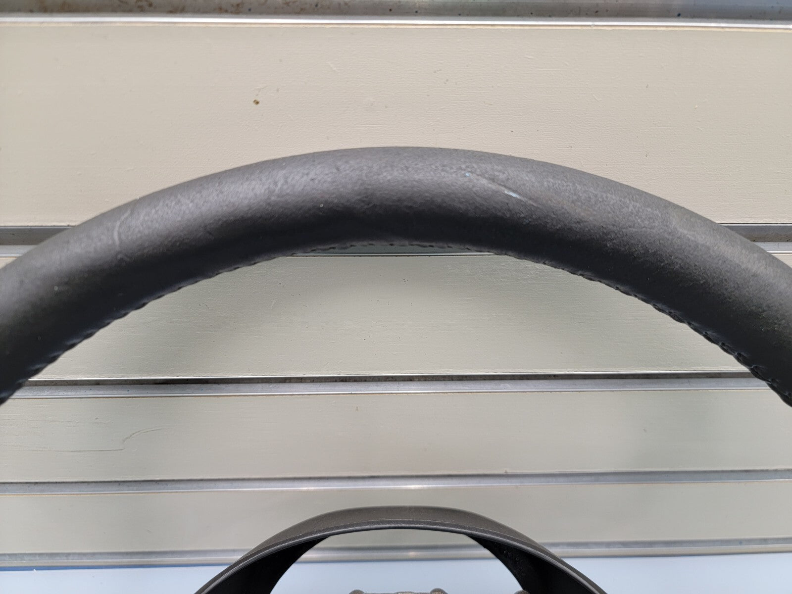 🔥1997-2003 Ford F-150 Leather Steering Wheel Cruise Dash black