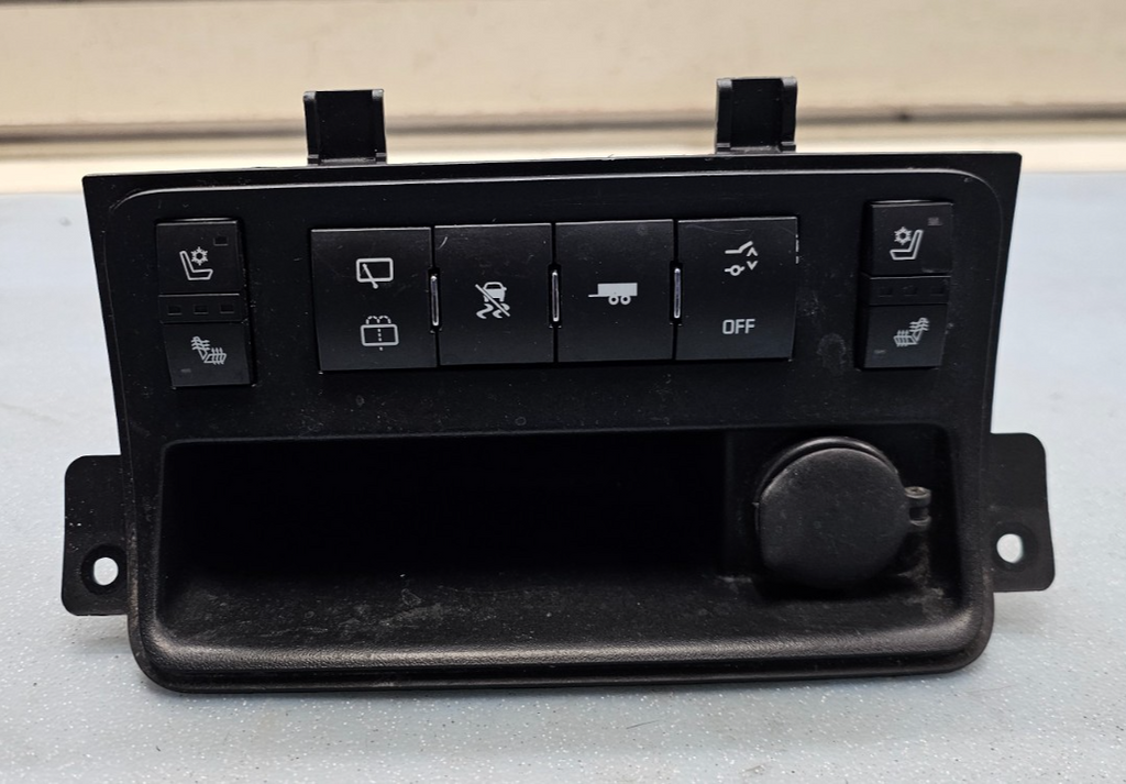 🔥2008-2012 Buick Enclave Dash Console Heat Traction Switch Assembly OEM BLACK