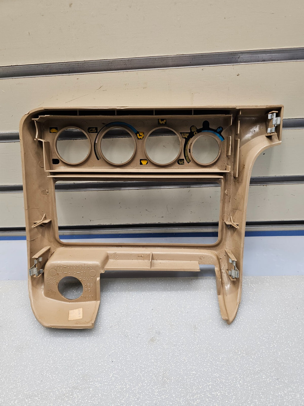 🔥1995 - 1998  DODGE NEON CLIMATE CONTROL RADIO DASH BEZEL DARK TAN