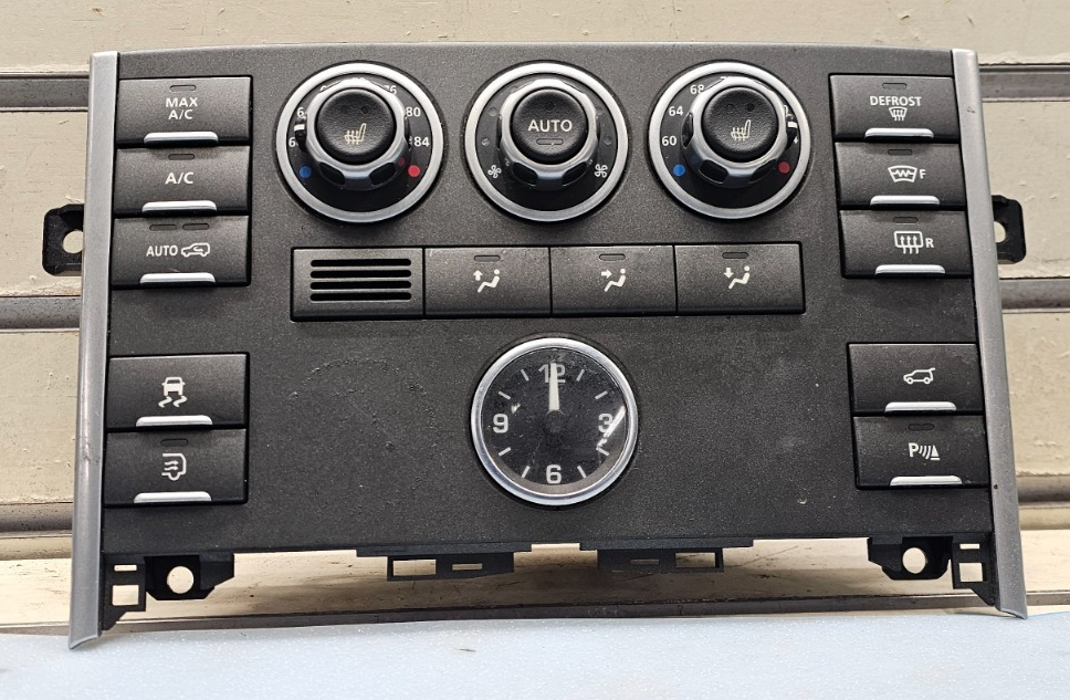 🔥10-12 Range Rover L322 Temperature AC HVAC A/C Climate Dash Control Black