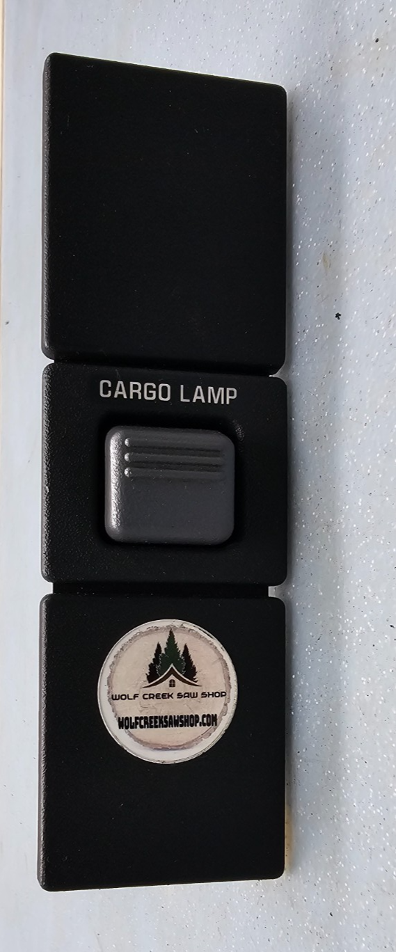 🔥95-00 Chevy GMC C/K Yukon Suburban Cargo Lamp Switch Bezel Assembly Black
