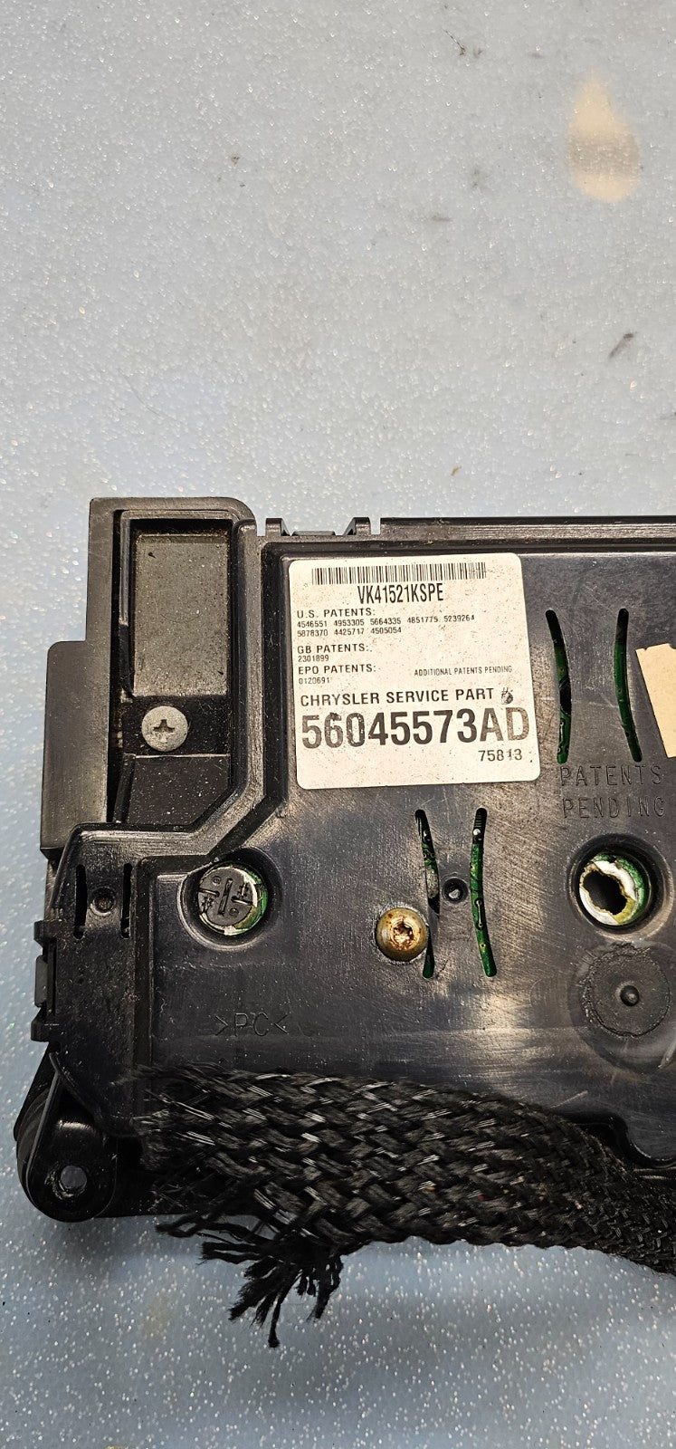 🔥03-10 DODGE RAM MOPAR OVERHEAD CONSOLE DOME MAP COMPASS MODULE ASSEMBLY BLACK