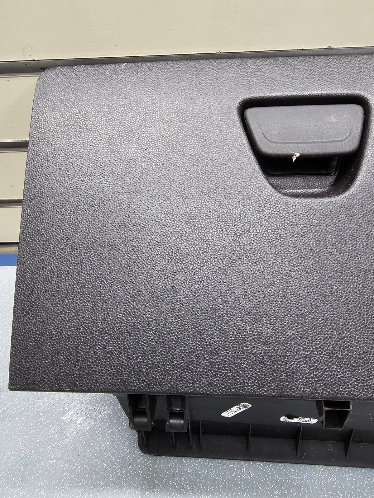 11-19 Ford Fiesta Dash Glove Box Compartment Storage Handle Assembly Black OEM