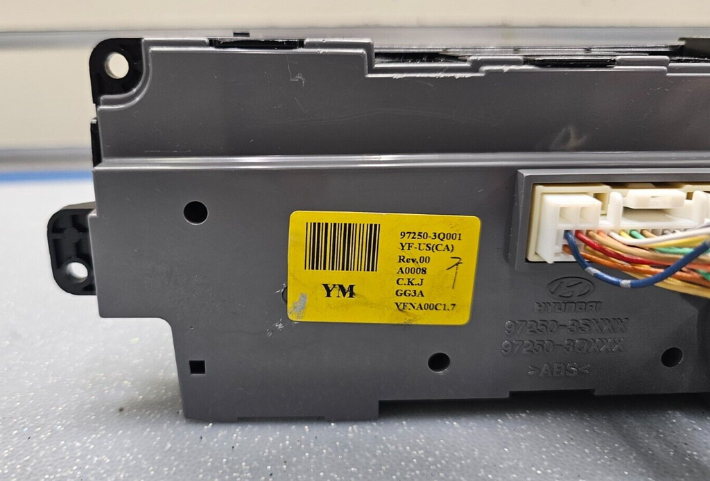 11-13 Hyundai Sonata Heater Temperature Climate Control Panel Unit Conditioning
