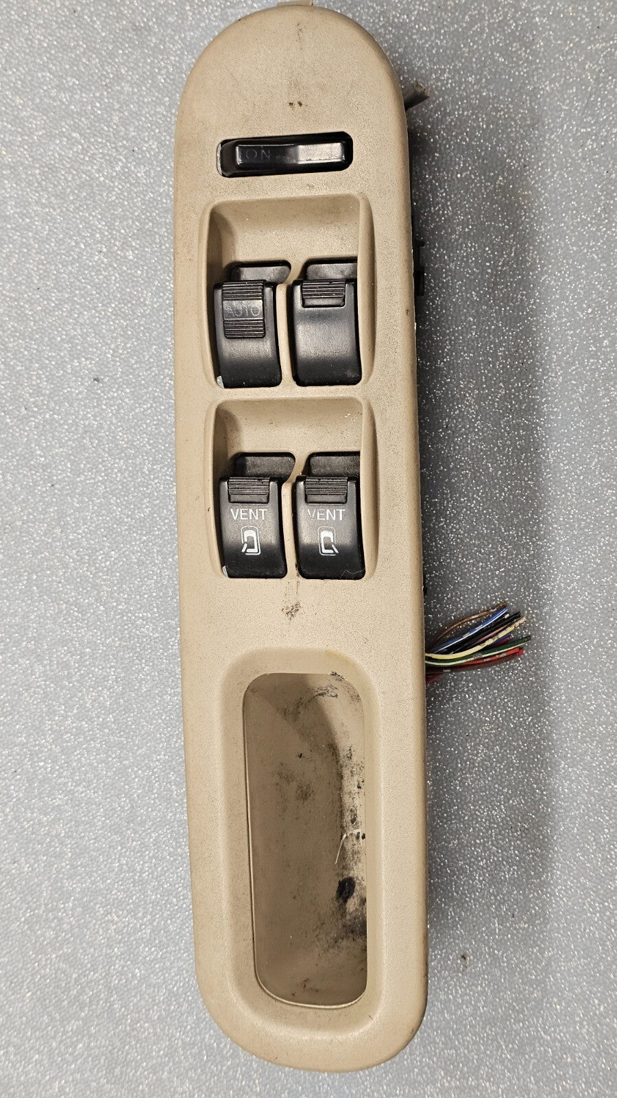 🔥99-04 Odyssey Front Left Driver Door Master Window Switch Bezel Assembly Tan