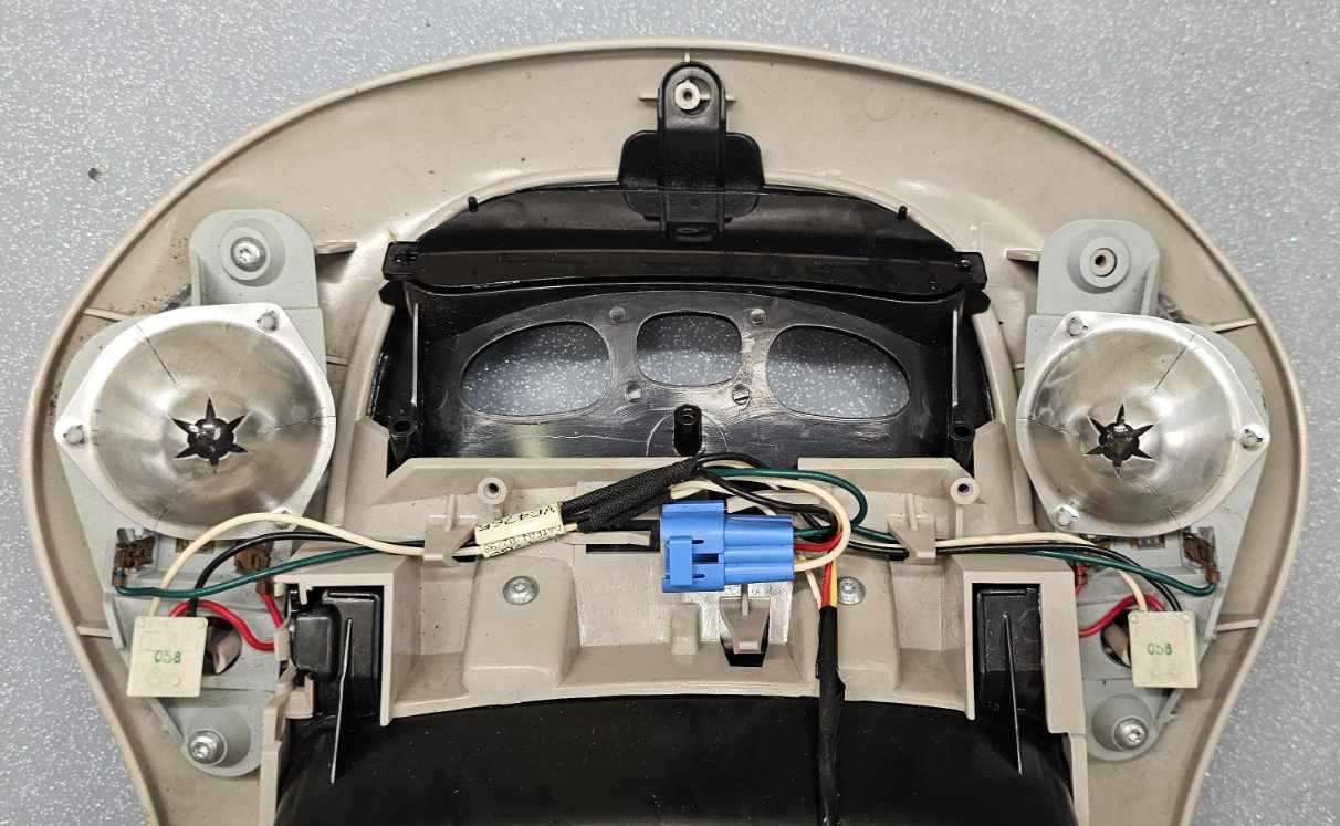 🔥97-00 DODGE CARAVAN VOYAGER OVERHEAD DOME LIGHT COMPARTMENT LAMP TAN OEM