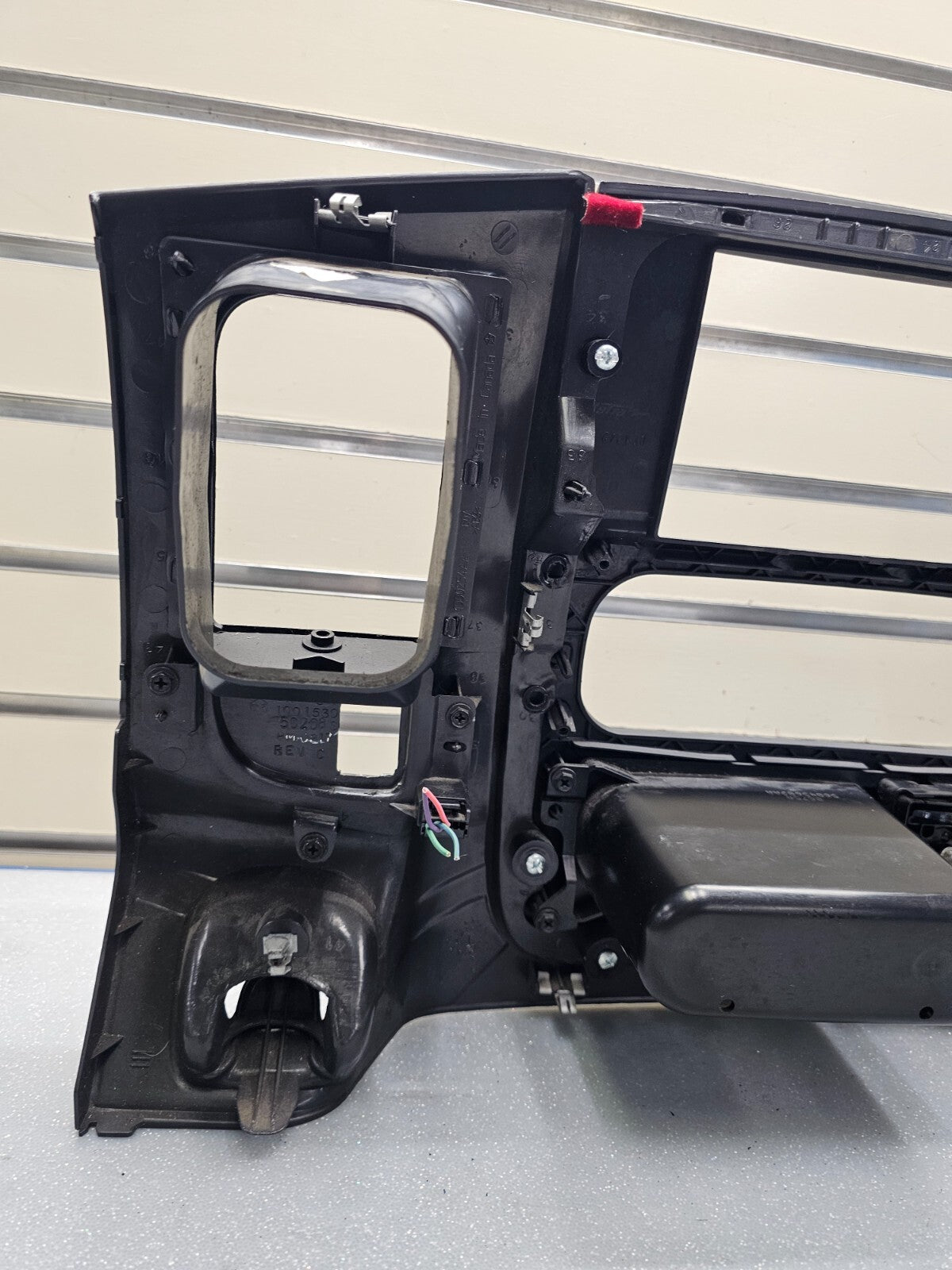 🔥02-05 Dodge RAM Dash RADIO SUUROUND Bezel Climate Trim Panel Storage Black B10