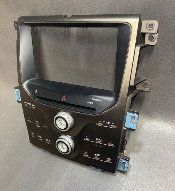 11-14 Ford Edge Dash Radio AC Heater Dual Climate Control Temperature Trim Panel