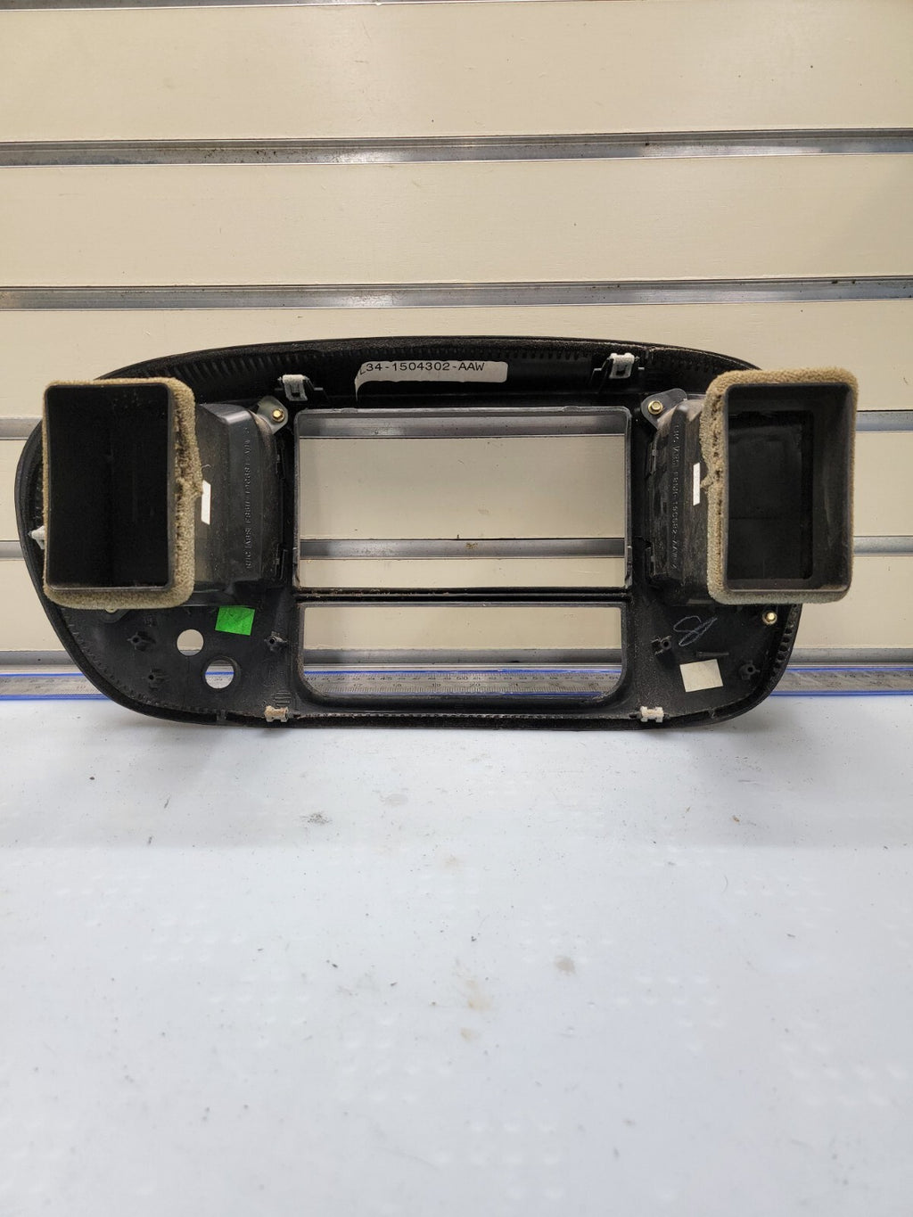 🔥97-03 Ford F150 Center Dash Radio Climate Trim BEZEL Panel AIRBG Line GRAY