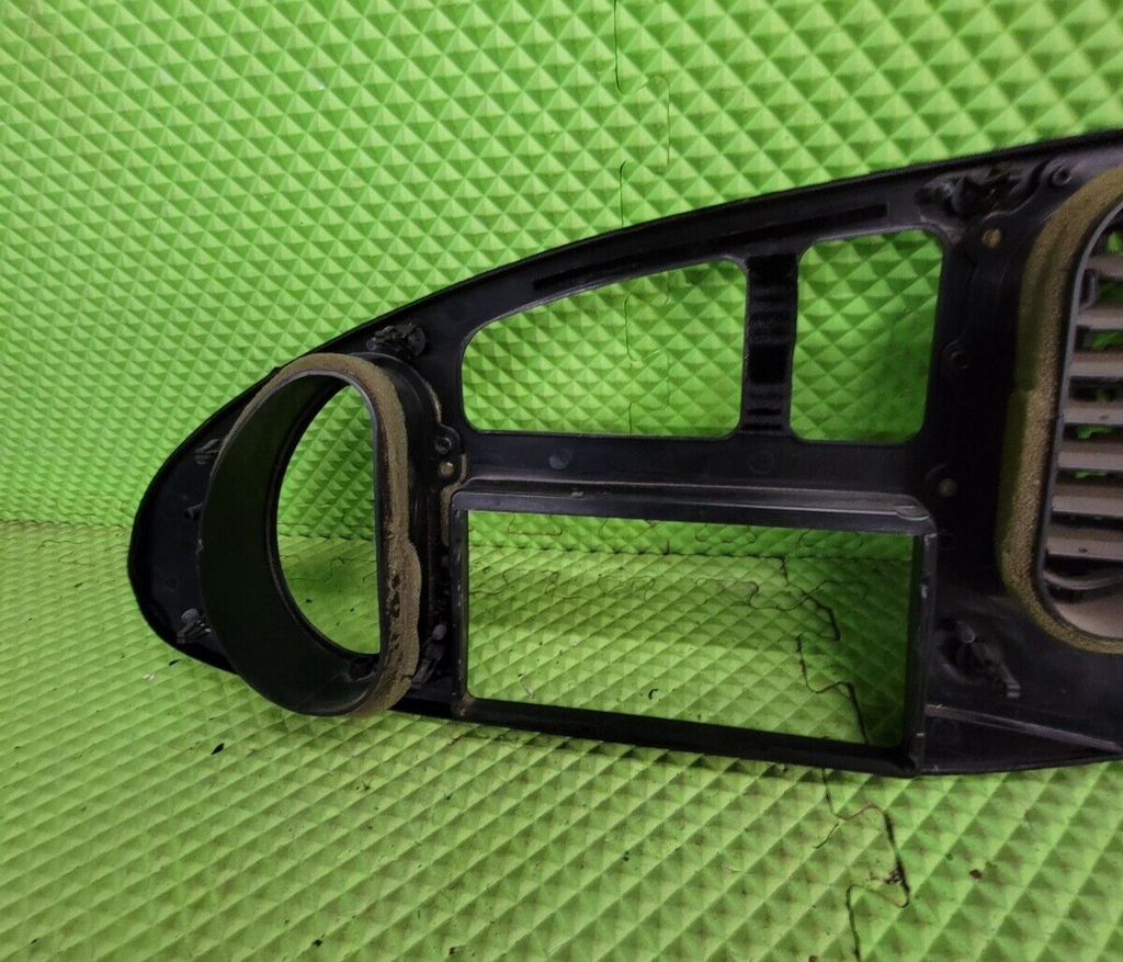 🔥97-03 Ford E-150 Econoline Dash Gauge Cluster Bezel Climate Radio Trim Black