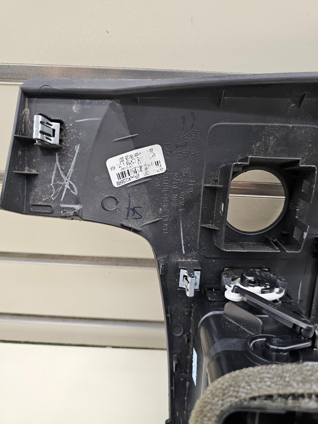 🔥07-14 Silverado SIERRA Center Dash Radio Bezel AC Climate Trim Panel BLACK B6