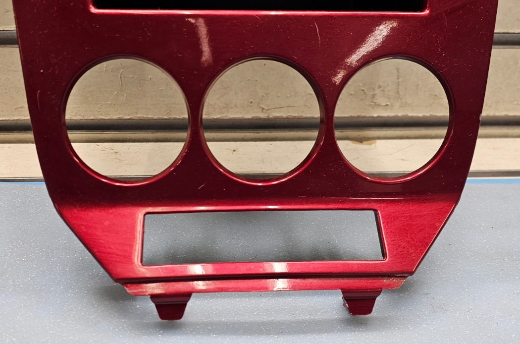 🔥07-09 Dodge CALIBER Dash Radio Center BEZEL Climate Dash Trim Vents RED