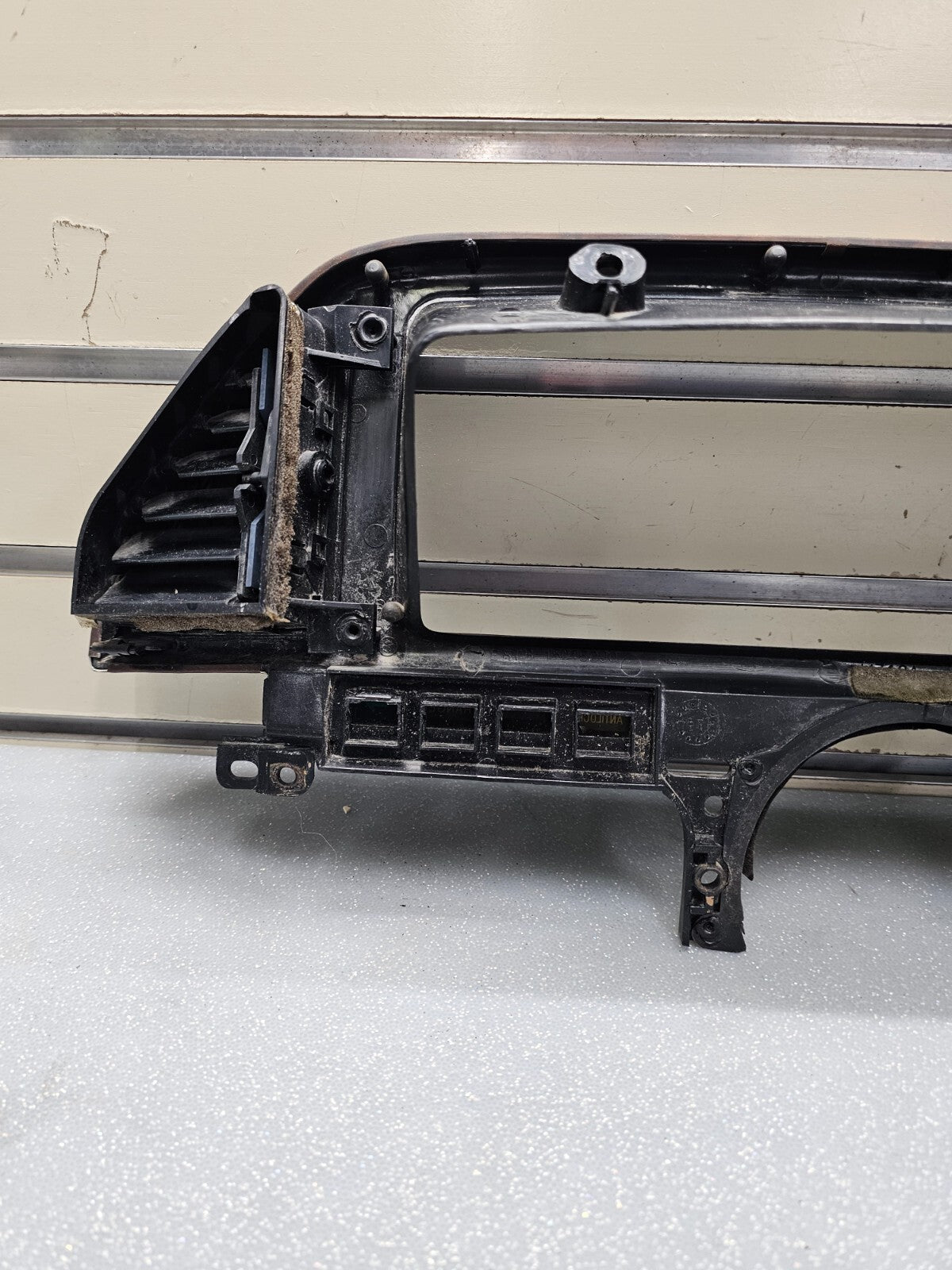87-91 Ford F150 BRONCO Dash Instrument Cluster Bezel Speedo Gauge Trim Wood C11