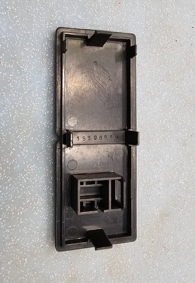🔥95-00 Chevy GMC C/K Tahoe Suburban Blank Switch Instrument Panel Bezel 2 Spot