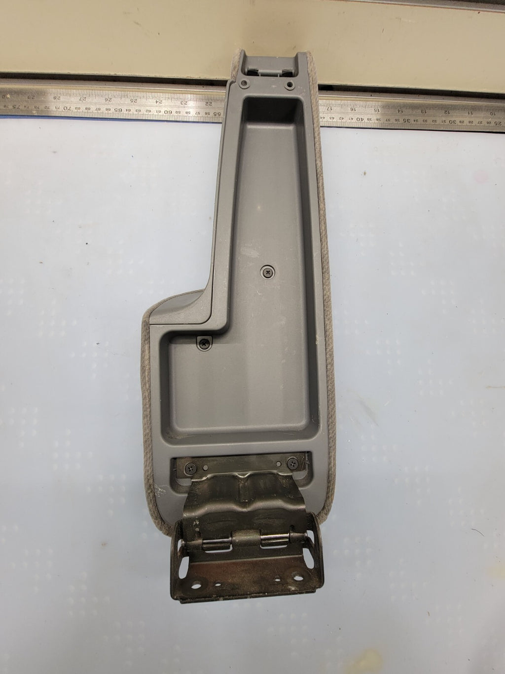 🔥2001-2005 Honda Civic Center Console Cover Arm Rest Lid GRAY Cloth OEM