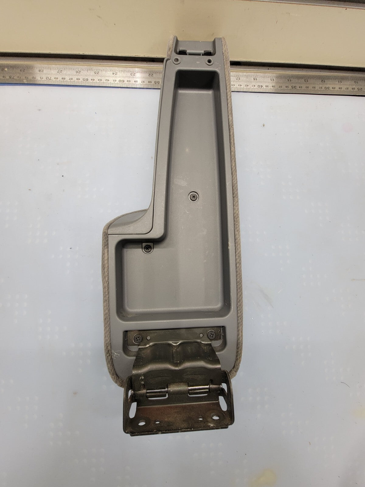 🔥2001-2005 Honda Civic Center Console Cover Arm Rest Lid GRAY Cloth OEM