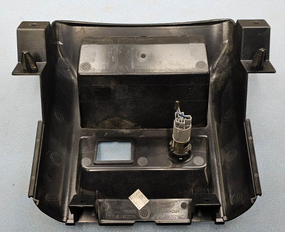 🔥17-20 FORD F150 F250 DASH LOW MEDIA BIN TRAY POCKET 12V POWER PORT BLACK OEM