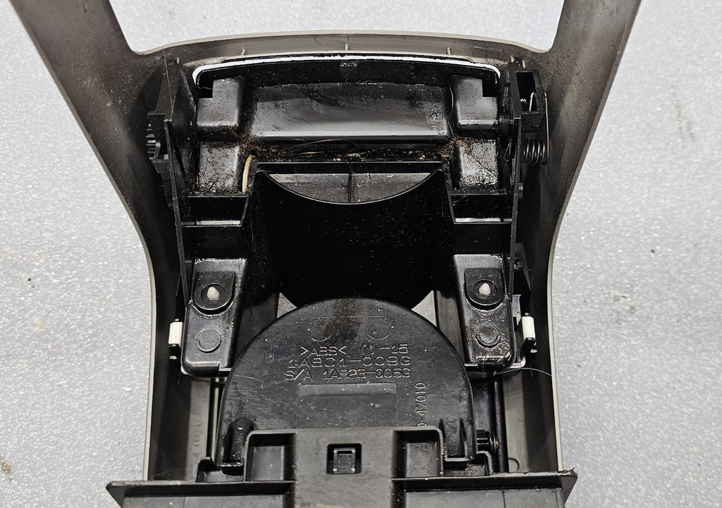 🔥04-09 TOYOTA PRIUS CENTER CONSOLE CUP DRINK HOLDER BEZEL STORAGE SILVER/BLACK