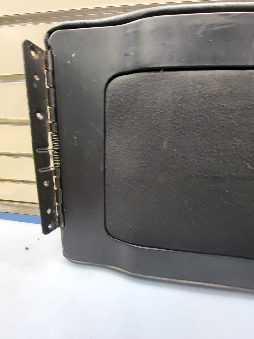 🔥2002-2008 Dodge RAM Center Console Jump Seat ARMREST Cover Lid Leather Black