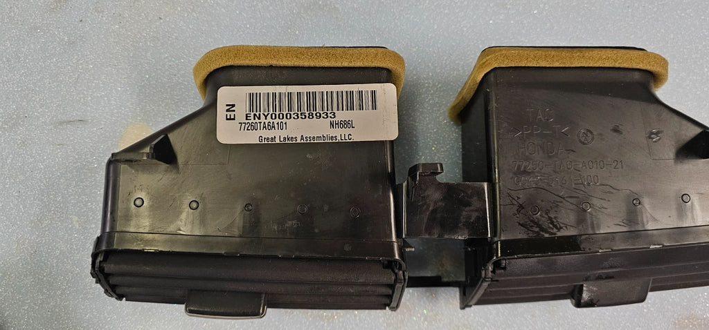 🔥08-12 Honda Accord Middle Center Dash Air Vent Heater Conditioning Black OEM