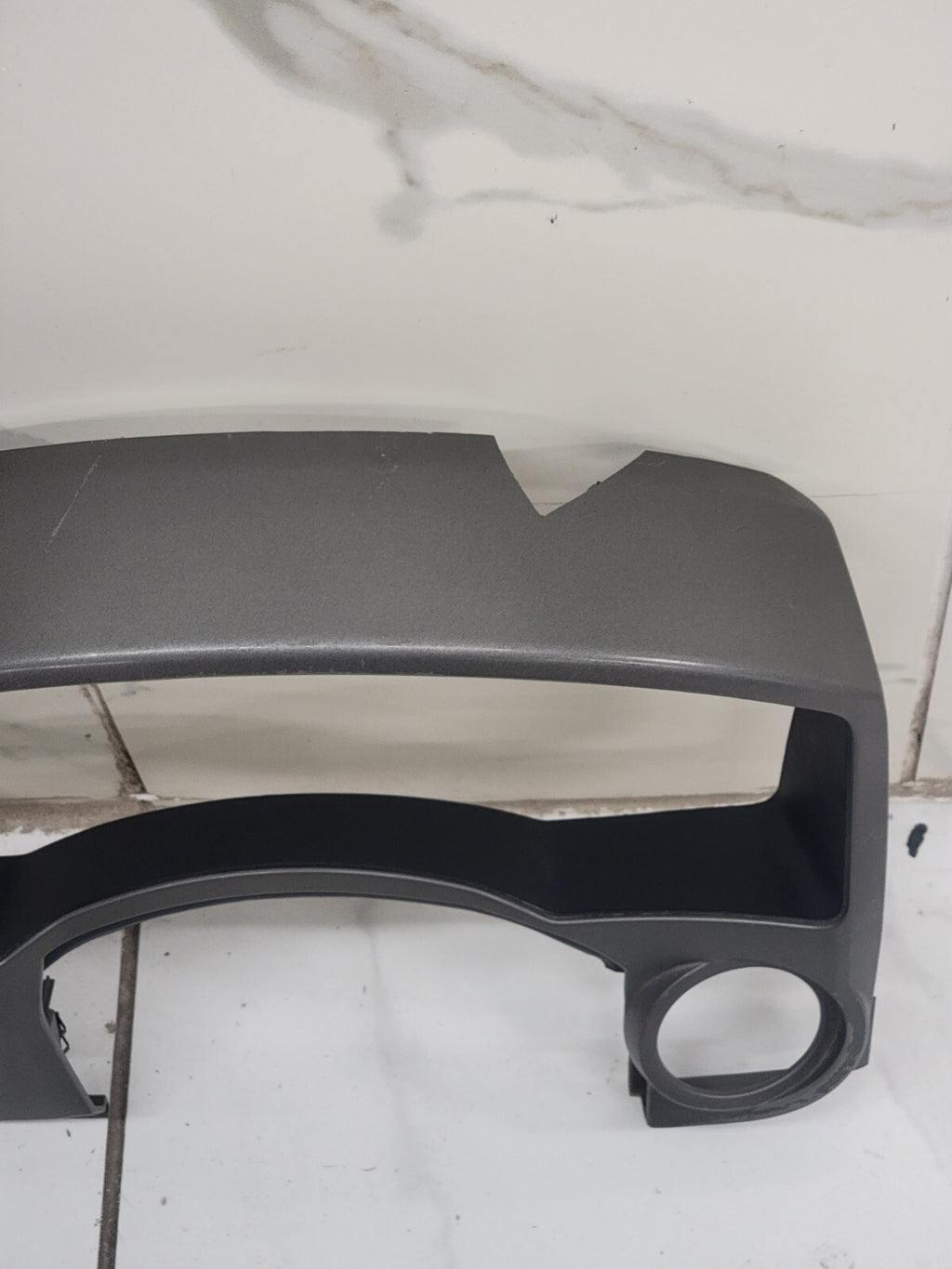 04-07 NISSAN TITAN ARMADA SPEEDOMETER CLUSTER GAUGE DASH BEZEL TRIM OEM GRAY C33