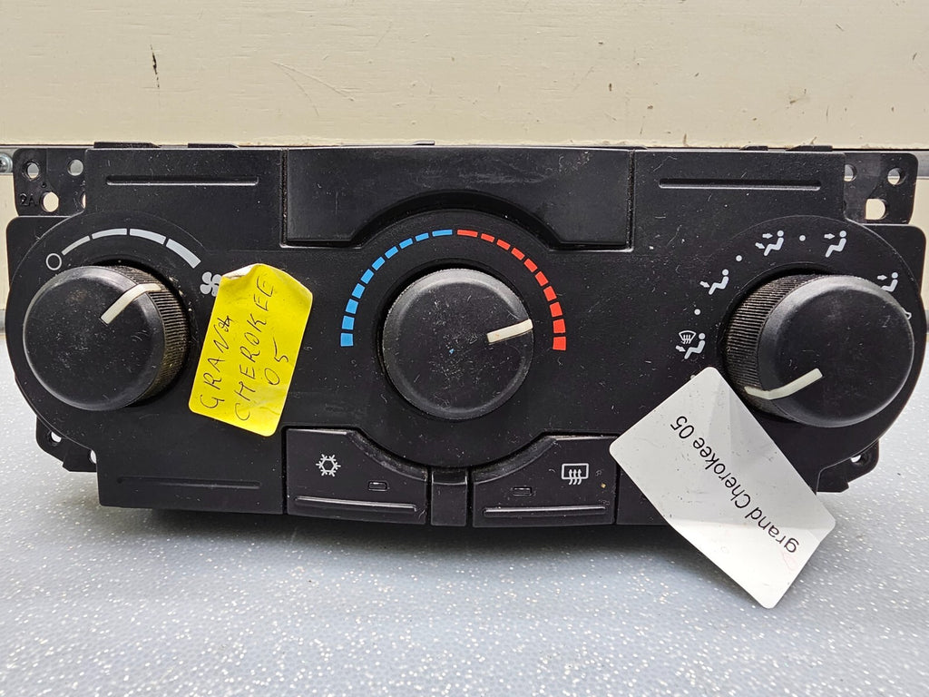 🔥05-07 Grand Cherokee Commander Dash AC Heater Temperature Climate Control Unit
