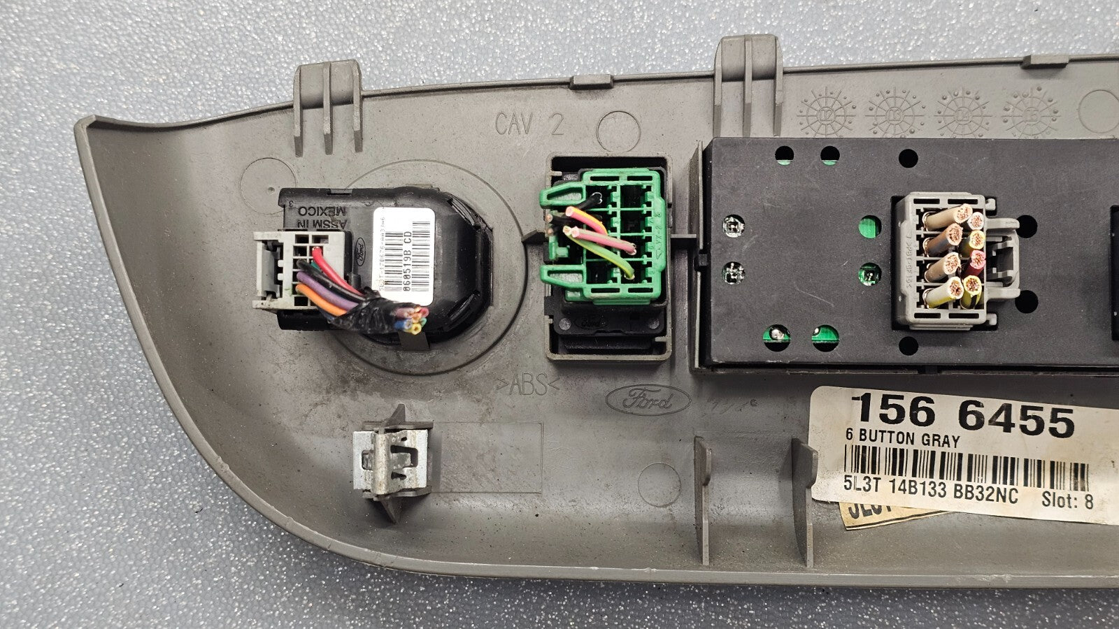 🔥04-08 Ford F150 Left Driver Master Door Window Power Switch Control Gray WS24