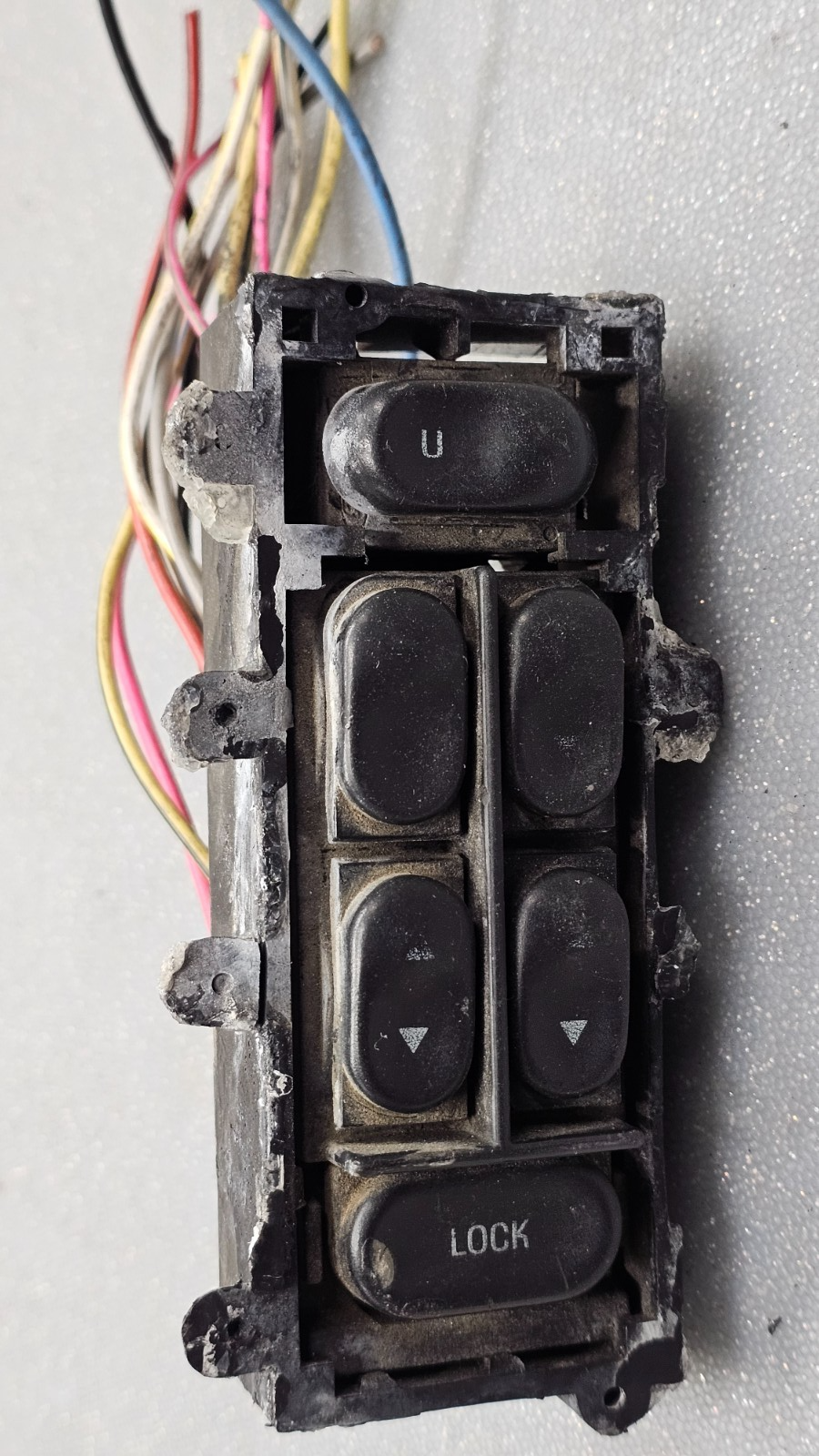 🔥94-04 Ford Mustang Escort Tracer Left Driver Master Power Door Lock Switch