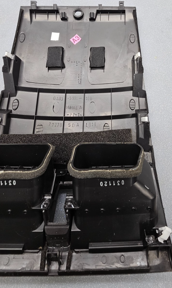 🔥03-07 Accord Center Dash Bezel Air Vent Heater Conditioning Trim Panel BLACK