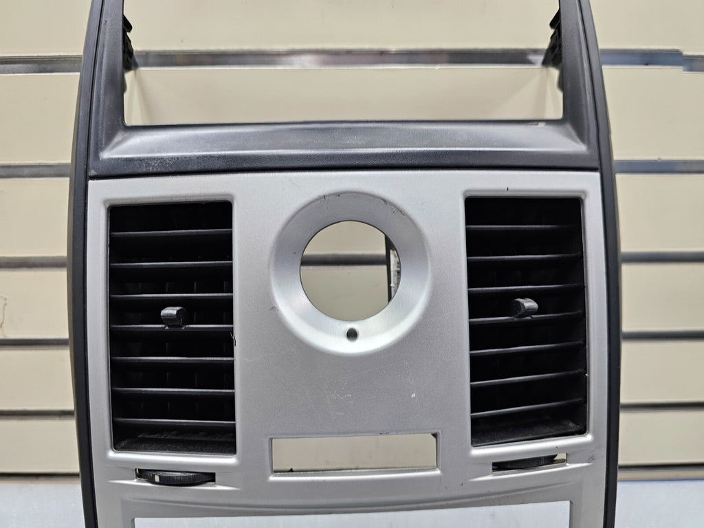08-10 Grand Caravan Town Country Dash AM FM Radio Stereo Trim Bezel Panel SILVER