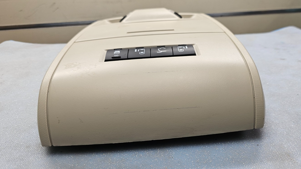 08-16 CHRYSLER TOWN & COUNTRY DODGE GRAND CARAVAN OEM ROOF OVERHEAD CONSOLE TAN