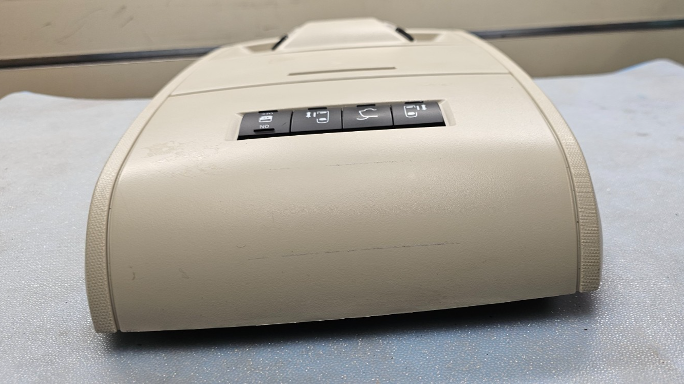 08-16 CHRYSLER TOWN & COUNTRY DODGE GRAND CARAVAN OEM ROOF OVERHEAD CONSOLE TAN
